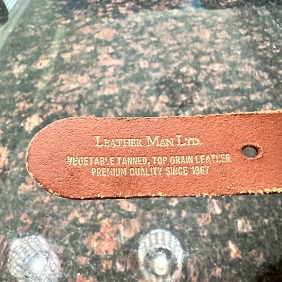 Leather Man LTD Crab Motif Belt - Picture 3 of 6